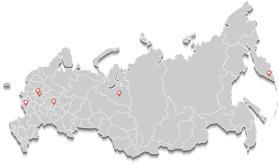 Карта нахождения объектов